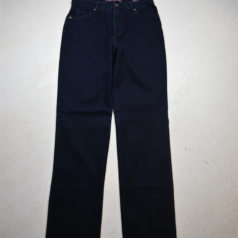 Gloria Vanderbilt 10 Amanda Classic Taper Rinse Stretch Denim Womens Jeans